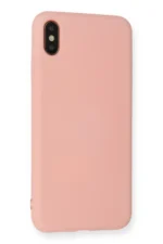 Uray store Apple iPhone XS Max Kılıf Nano içi Kadife Silikon - Pembe - Görsel 3