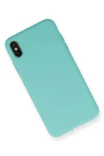 Uray store Apple iPhone XS Max Kılıf Nano içi Kadife Silikon - Turkuaz - Görsel 2