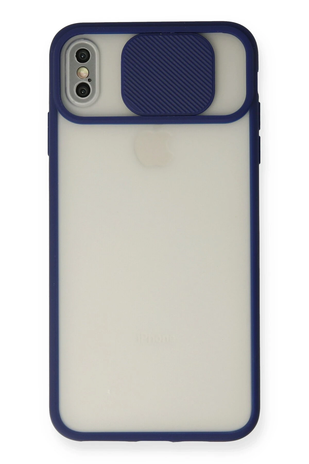 newface-iphone-xs-max-kilif-palm-buzlu-kamera-surgulu-silikon-lacivert-default Uray store Apple iPhone XS Max Kılıf Palm Buzlu Kamera Sürgülü Silikon - Lacivert - Görsel 1