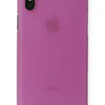 Uray store Apple iPhone XS Max Kılıf PP Ultra İnce Kapak - Pembe