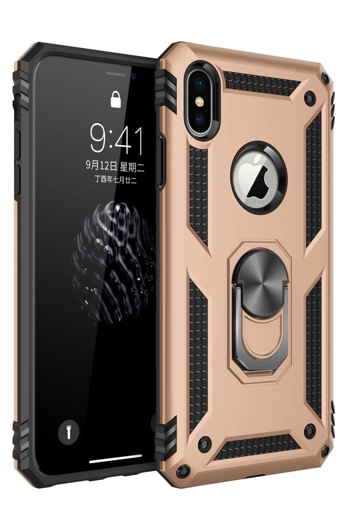 newface-iphone-xs-max-kilif-sofya-yuzuklu-silikon-kapak-gold-default Uray store Apple iPhone XS Max Kılıf Sofya Yüzüklü Silikon Kapak - Gold - Görsel 1