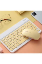 Uray store KYB71 Kablosuz Klavye Mouse Set - Açık Yeşil - Görsel 3