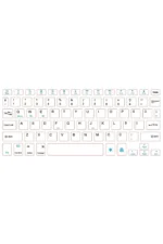 Uray store KYB71 Kablosuz Klavye Mouse Set - Beyaz - Görsel 2