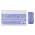 Uray store KYB71 Kablosuz Klavye Mouse Set - Açık Mor