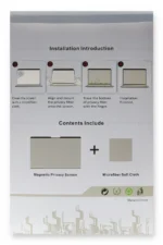 Uray store Apple Macbook Air 13.3 Macbook Manyetik Hayalet Ekran Koruyucu - Siyah - Görsel 6
