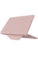 Uray store Apple Macbook Air 15 2024 Macbook Deri Kapak - Pembe