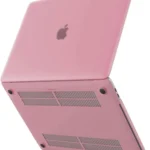 Uray store Apple Macbook Pro 13 2021 Macbook Buzlu Kapak - Pembe