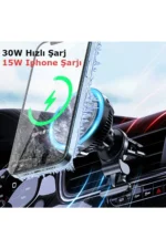Uray store Memo GW02 Magsafe Araç Tutucu - Görsel 4