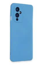 Uray store One Plus 9 Kılıf Nano içi Kadife Silikon - Mavi - Görsel 2