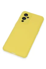 Uray store One Plus 9 Kılıf Nano içi Kadife Silikon - Sarı - Görsel 4