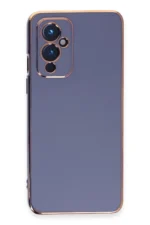 Uray store One Plus 9 Kılıf Volet Silikon - Mavi