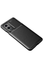 Uray store One Plus 9 Pro Kılıf Auto Focus Karbon Kapak - Siyah - Görsel 2