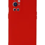 Uray store One Plus 9 Pro Kılıf Nano içi Kadife Silikon - Kırmızı