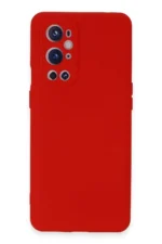 Uray store One Plus 9 Pro Kılıf Nano içi Kadife Silikon - Kırmızı