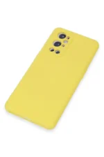 Uray store One Plus 9 Pro Kılıf Nano içi Kadife Silikon - Sarı - Görsel 3
