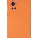 Uray store One Plus 9 Pro Kılıf Nano içi Kadife Silikon - Turuncu