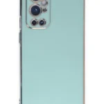 Uray store One Plus 9 Pro Kılıf Volet Silikon - Açık Yeşil