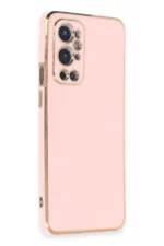 Uray store One Plus 9 Pro Kılıf Volet Silikon - Pembe - Görsel 2