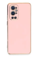 Uray store One Plus 9 Pro Kılıf Volet Silikon - Pembe
