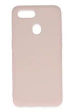 Uray store Oppo A12 Kılıf Nano içi Kadife Silikon - Pudra