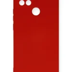 Uray store Oppo A15 Kılıf Nano içi Kadife Silikon - Kırmızı