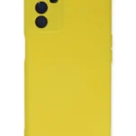 Uray store Oppo A16 Kılıf Nano içi Kadife Silikon - Sarı