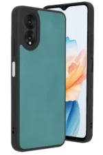Uray store Oppo A38 Kılıf Aras Deri Kapak - Açık Yeşil