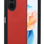 Uray store Oppo A38 Kılıf Aras Deri Kapak - Kırmızı