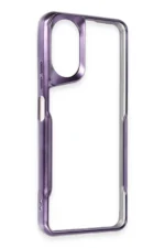 Uray store Oppo A38 Kılıf Boyi Silikon Kapak - Derin Mor - Görsel 2