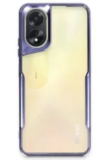 Uray store Oppo A38 Kılıf Boyi Silikon Kapak - Lacivert