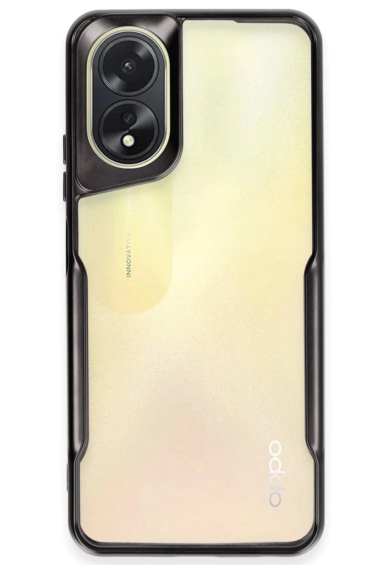 newface-oppo-a38-kilif-boyi-silikon-kapak-siyah-default Uray store Oppo A38 Kılıf Boyi Silikon Kapak - Siyah - Görsel 1