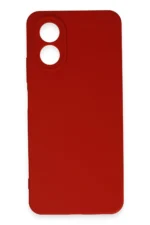 Uray store Oppo A38 Kılıf First Silikon - Kırmızı - Görsel 2