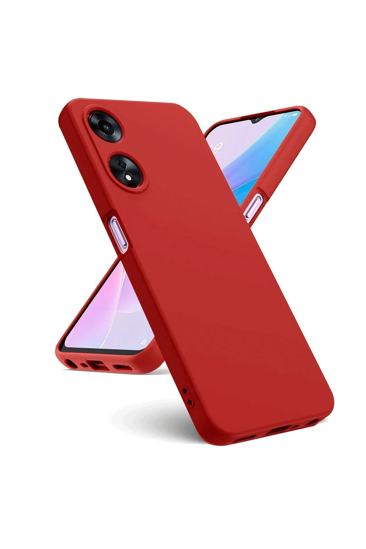 newface-oppo-a38-kilif-first-silikon-kirmizi-default Uray store Oppo A38 Kılıf First Silikon - Kırmızı - Görsel 1