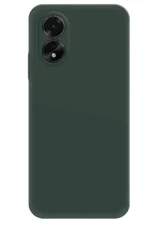 Uray store Oppo A38 Kılıf First Silikon - Koyu Yeşil