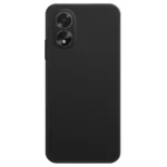 Uray store Oppo A38 Kılıf First Silikon - Siyah