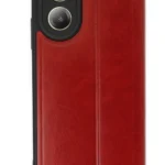 Uray store Oppo A38 Kılıf Flip Cover - Kırmızı