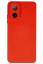 Uray store Oppo A38 Kılıf Nano içi Kadife Silikon - Kırmızı