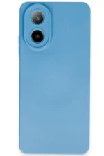 Uray store Oppo A38 Kılıf Nano içi Kadife Silikon - Mavi