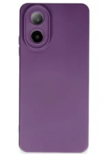 Uray store Oppo A38 Kılıf Nano içi Kadife Silikon - Mor