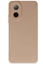 Uray store Oppo A38 Kılıf Nano içi Kadife Silikon - Pudra