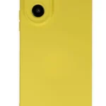 Uray store Oppo A38 Kılıf Nano içi Kadife Silikon - Sarı