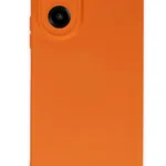 Uray store Oppo A38 Kılıf Nano içi Kadife Silikon - Turuncu