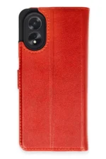 Uray store Oppo A38 Kılıf Trend S Plus Kapaklı Kılıf - Kırmızı