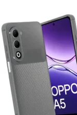 Uray store Oppo A5 4G Auto Focus Karbon Kapak - Gri - Görsel 3