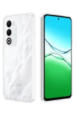 Uray store Oppo A5 4G Lüx Şeffaf Silikon - Şeffaf - Görsel 2