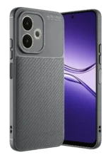 Uray store Oppo A5 Pro 4G Kılıf Auto Focus Karbon Kapak - Gri