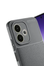 Uray store Oppo A5 Pro 4G Kılıf Auto Focus Karbon Kapak - Gri - Görsel 4
