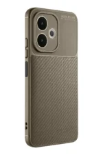 Uray store Oppo A5 Pro 4G Kılıf Auto Focus Karbon Kapak - Kahverengi - Görsel 2