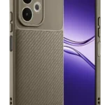 Uray store Oppo A5 Pro 4G Kılıf Auto Focus Karbon Kapak - Kahverengi