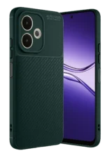 Uray store Oppo A5 Pro 4G Kılıf Auto Focus Karbon Kapak - Koyu Yeşil